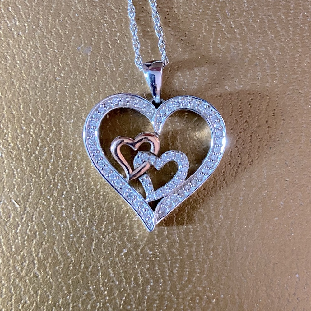 Double Heart Necklace